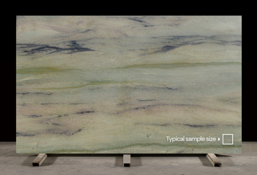 Slab of Verde Campobello natural granite