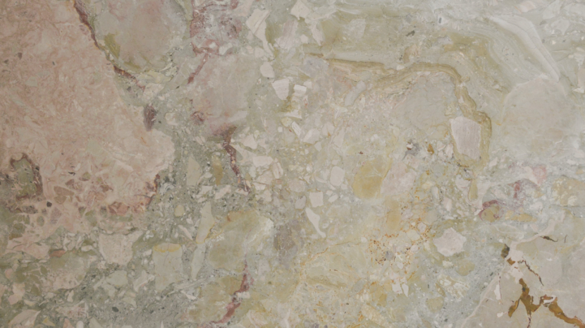 Ceppo Sicilia Close Up Natural Marble Green, cream, rose tones