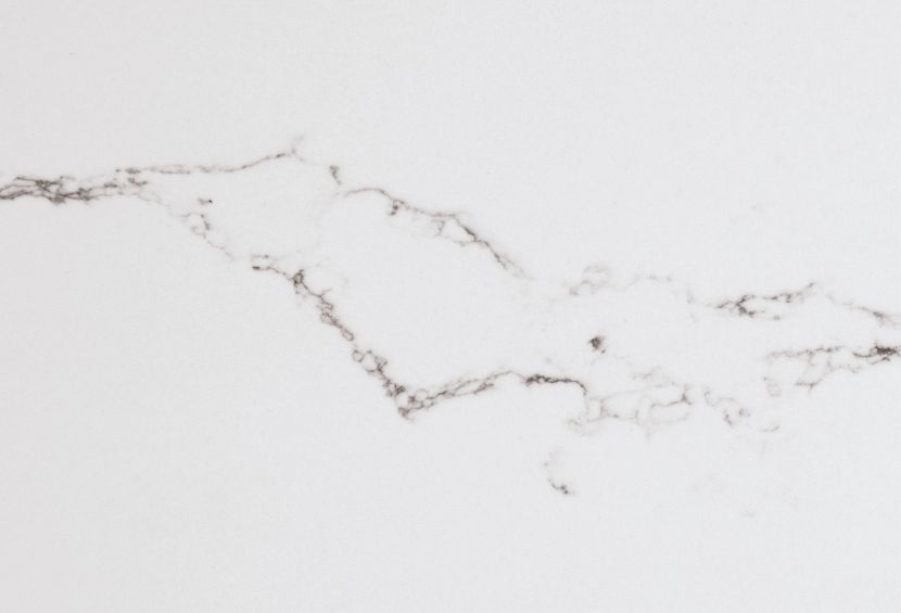 Statuario Tesoro Close up. Arenastone engineered quartz