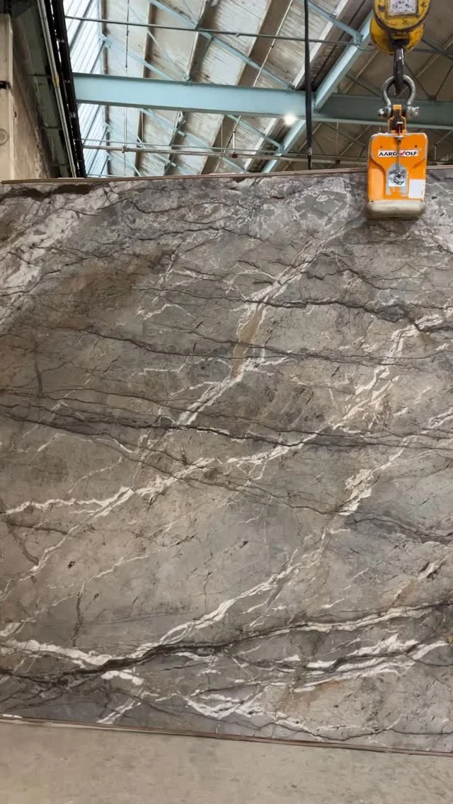 You could call this one a Turkish delight.
 
Proving that not all natural marble comes from Italy, our Bruno Argento is defined by flowing, river-like veining that moves through cool metallic greys, warm browns, and burnt oranges.
 
If you’re searching for natural stone that goes beyond the ordinary for kitchen worktops or other interior projects, visit us to explore full-size slabs ready to be handpicked.
 
#marbleworktops #naturalstone #kitchendesign #interiormaterials #marbleslabs